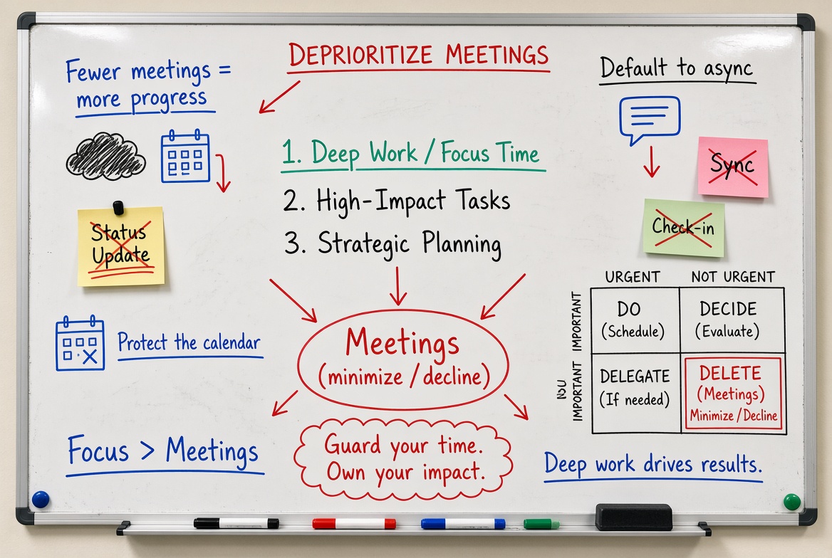 Deprioritization Is a Decision